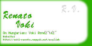 renato voki business card